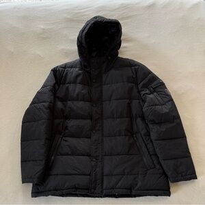 Kenneth Cole‎ Men's Black Hooded Puffer Jacket